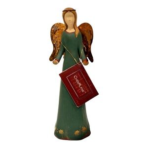NWT Gentle Souls ‘Believe’ Hand Sculpted Hand Painted Clay Angel